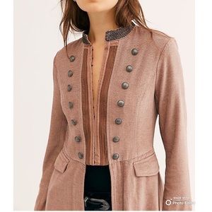 New FREE PEOPLE LUCY MILITARY JACKET size S